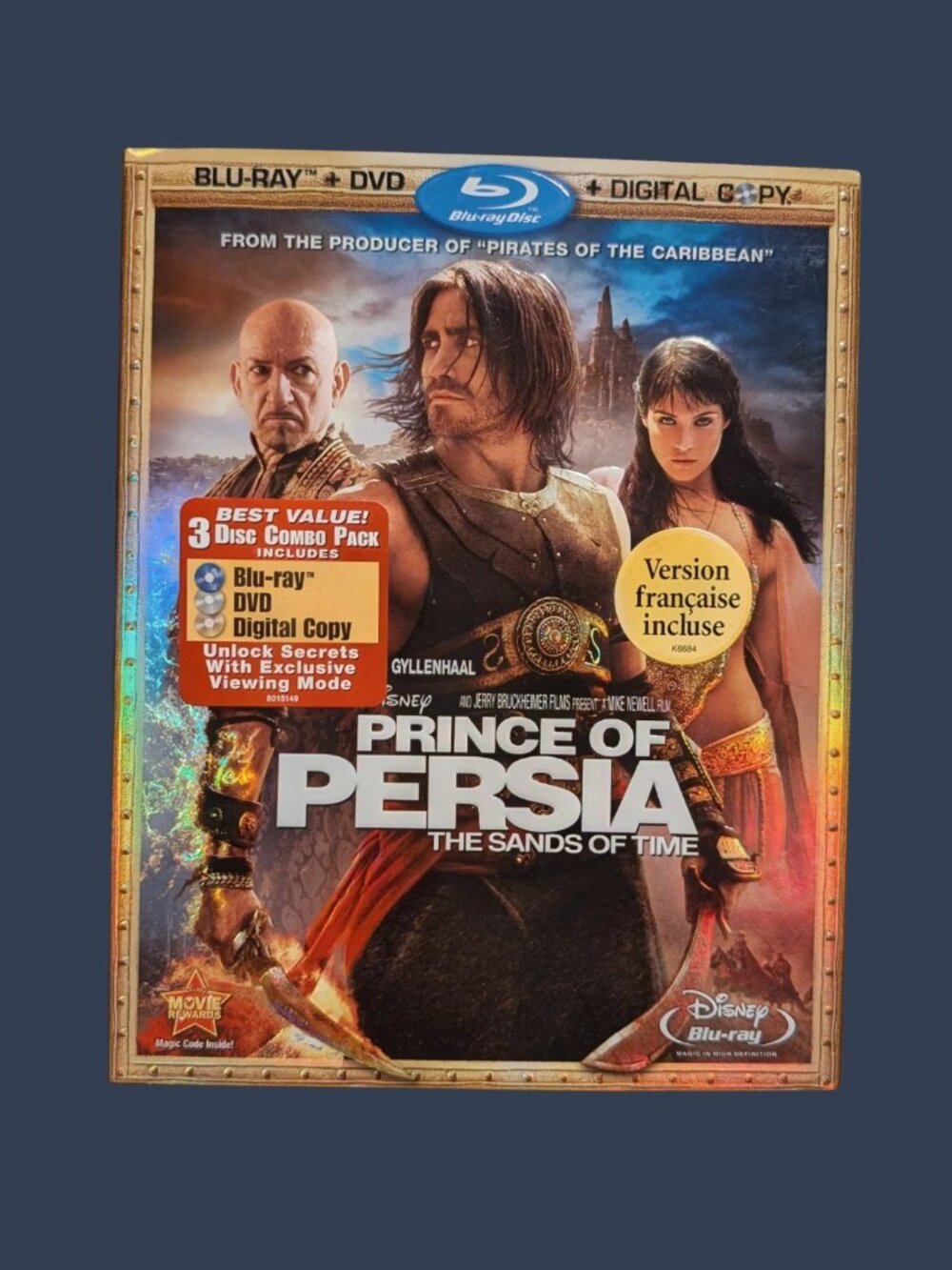 5/$20 Disney's Prince of Persia 2010 Blu-Ray + DVD Bilingual